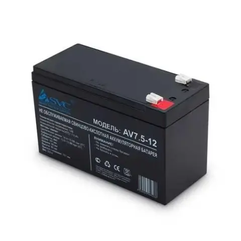Батарея для источника питания SVC 7.5Ah 12В (95*151*65) (AV7.5-12) img.0-m