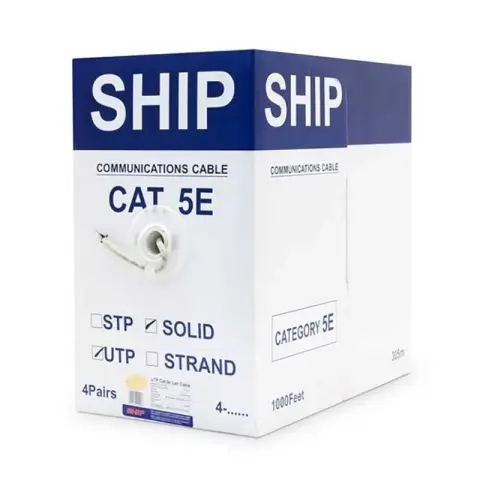 Кабель UTP Cat 5e 305м 4x2x1/0.51мм SHIP (D135-P) img.0-m