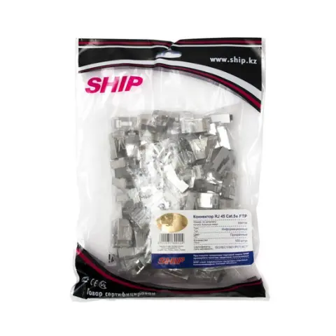 Коннектор RJ-45 Cat 5e, FTP экран, SHIP (S901B) img.0-m
