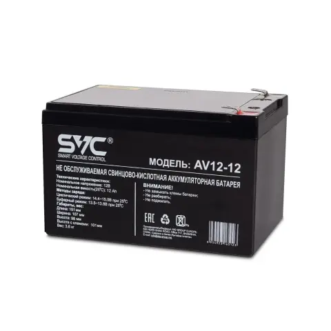Батарея для источника питания SVC AV(VP)12-12 12 Аh 12В (150*98*95) img.0-m