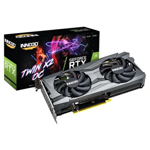 12GB RTX 3060 GDDR6 192-Bit Inno3D Twin X2 OC (N30602-12D6X-11902120H) img.0-m