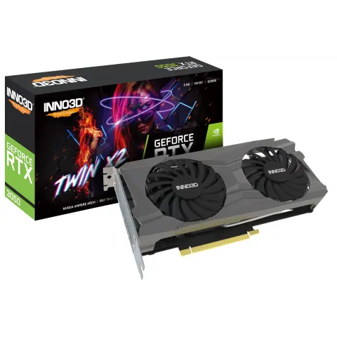 8GB RTX3050 GDDR6 128-Bit Inno3D Twin X2 img.0-m