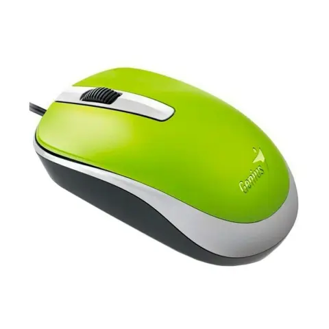 Мышь Genius 1000DPI Зеленая (Genius DX-120 GN) img.0-m
