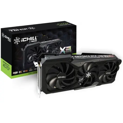 12GB RTX 4070 Ti Inno3D iChill X3 (C407T3-126XX-186148H) img.0-m