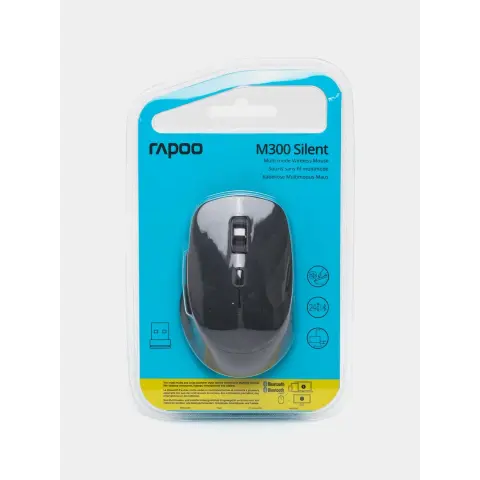 Мышь Rapoo M300 Bluetooth Темно-серый (Rapoo M300 Dark Grey) img.0-m