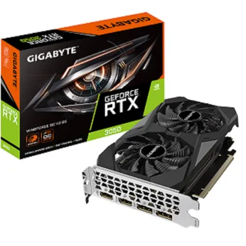 6GB RTX3050 GDDR6 96-bit Gigabyte (GV-N3050WF2OCV2-6GD) img.0-m